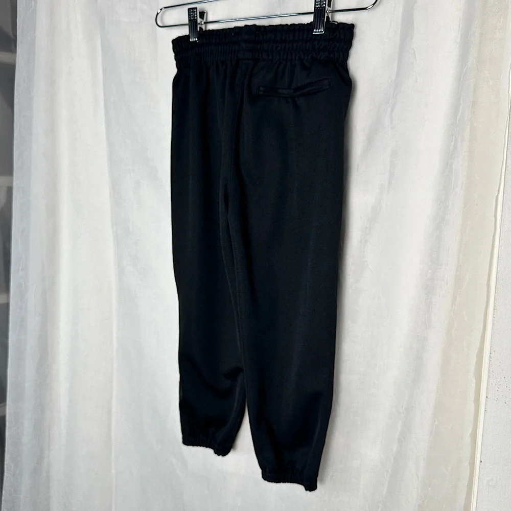 3/$20💥‎ Augusta Sportswear Kids Black Baseball Pants w/ Cuffed Ankles